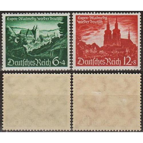 1940 - Рейх - Ейпен-Малмеді Mi.748-49 *