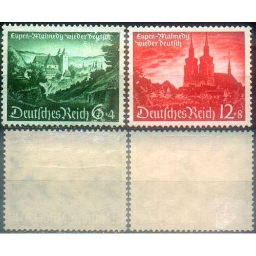 1940 - Рейх - Ейпен-Малмеді Mi.748-49 *