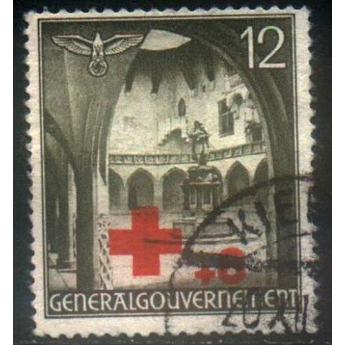 1940 - Рейх - GG - Червоний Хрест 12 Mi.52 - 4,0 €