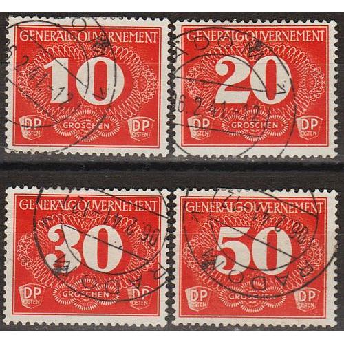 1940 - Рейх - GG - Марки доставки Mi.1-4 _8,0 €