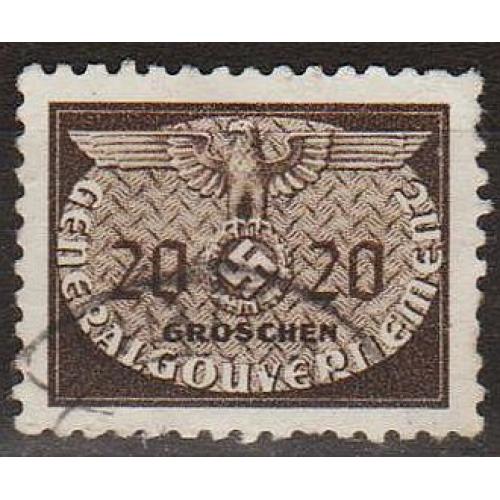 1940 - Рейх - GG - Службова 20 mi.20 _1,50 €
