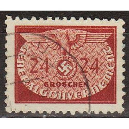 1940 - Рейх - GG - Службова 24 Mi.21 _1,50 €