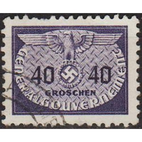 1940 - Рейх - GG - Службова 40 Mi.23 _2,0 € 