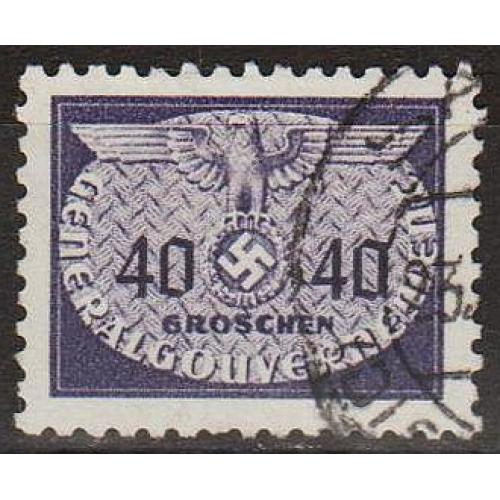 1940 - Рейх - GG - Службова 40 Mi.23 _2,0 €