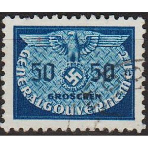 1940 - Рейх - GG - Службова 50 Mi.24 _2,0 €