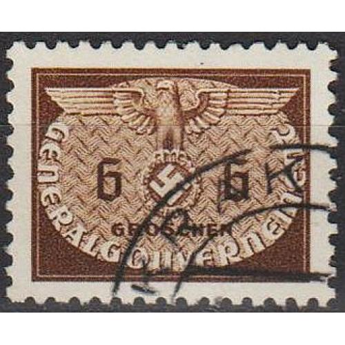 1940 - Рейх - GG - Службова 6 Mi.16 _1,50 €