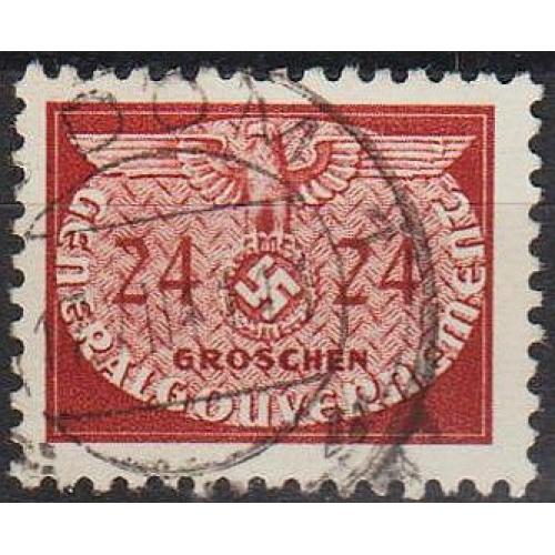 1940 - Рейх - GG - Службова 24 Мі.21 _1,50 €