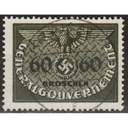 1940 - Рейх - GG - Службова 60 Mi.11 _3,0 € _гаш