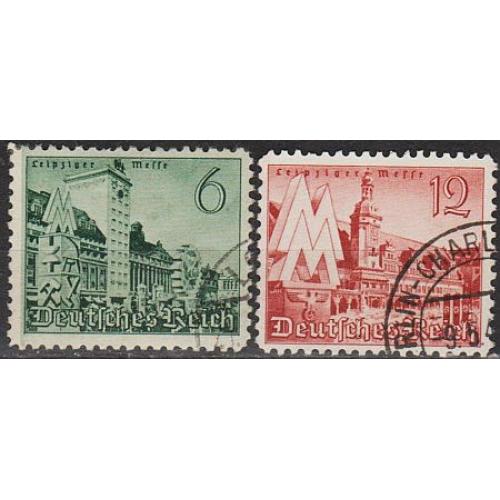 1940 - Рейх - Лейпцигський ярмарок Mi.740-41 _гаш