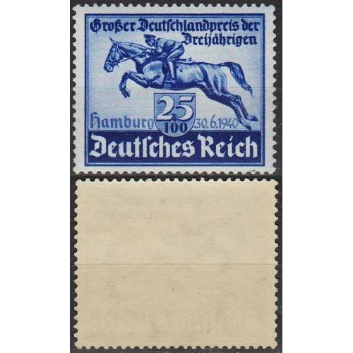 1940 - Рейх - Перегони в Гамбурзі Mi.746 _26,0 € **