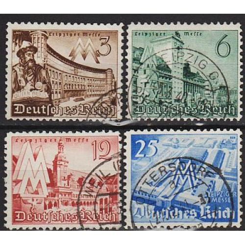 1940 - Рейх - Ярмарок в Лейпцигу Mi.739-42 _3,20 EU