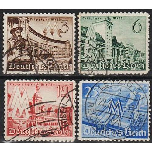 1940 - Рейх - Ярмарок в Лейпцигу Mi.739-42 _3,20 €