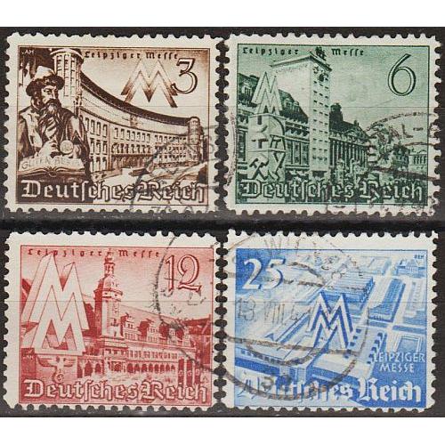 1940 - Рейх - Ярмарок в Лейпцигу Mi.739-42 _3,20 €
