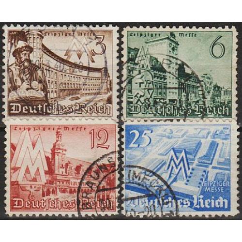 1940 - Рейх - Ярмарок в Лейпцигу Mi.739-42 _3,20 €