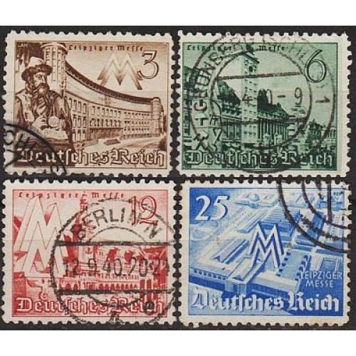 1940 - Рейх - Ярмарок в Лейпцигу Mi.739-42 _3,20 €