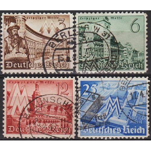 1940 - Рейх - Ярмарок в Лейпцигу Mi.739-42 _3,20 €