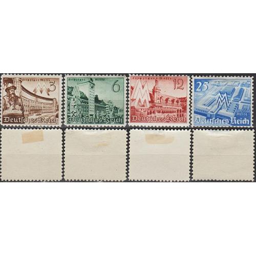 1940 - Рейх - Ярмарок в Лейпцигу Mi.739-42 *
