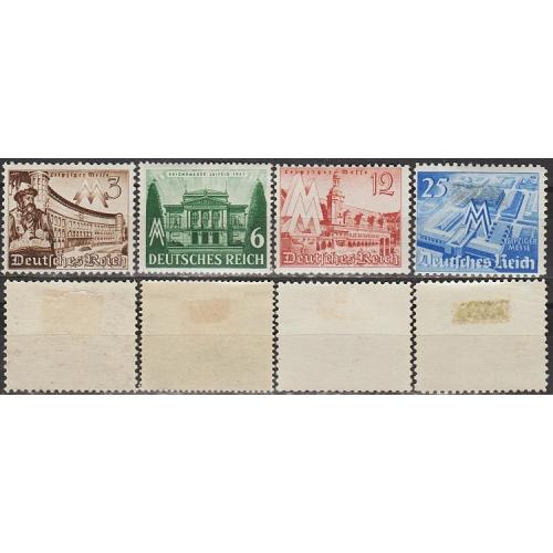 1940 - Рейх - Ярмарок в Лейпцигу Mi.739-42 *