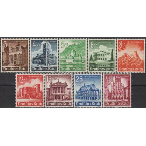 1940 - Рейх - Зимова допомога - Будинки Mi.751-59 _40,0 € **