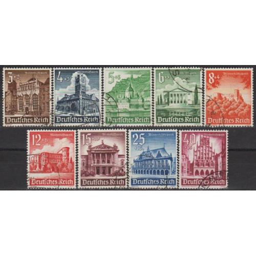 1940 - Рейх - Зимова допомога - Будинки Mi.751-59  _19,0 € _гаш