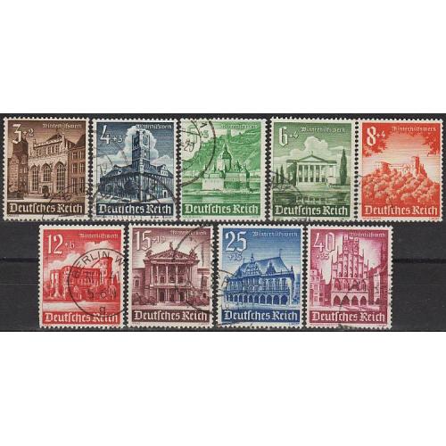 1940 - Рейх - Зимова допомога - Будинки Mi.751-59  _19,0 € _гаш