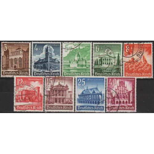 1940 - Рейх - Зимова допомога - Будинки Mi.751-59  _19,0 € _гаш