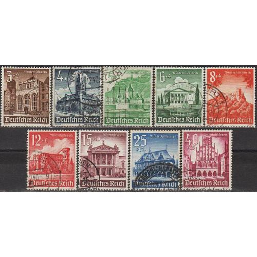 1940 - Рейх - Зимова допомога - Будинки Mi.751-59  _19,0 € _гаш