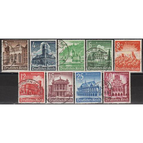 1940 - Рейх - Зимова допомога - Будинки Mi.751-59  _19,0 € _гаш