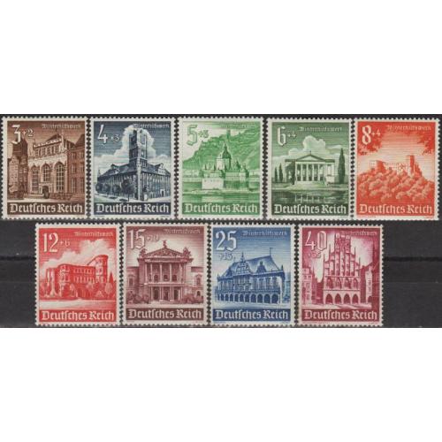 1940 - Рейх - Зимова допомога - Будинки Mi.751-59 *