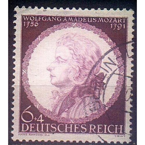 1941 - Рейх - 150 летие смерти Моцарта Mi.810 _гаш