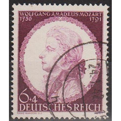 1941 - Рейх - 150 летие смерти Моцарта Mi.810 _гаш