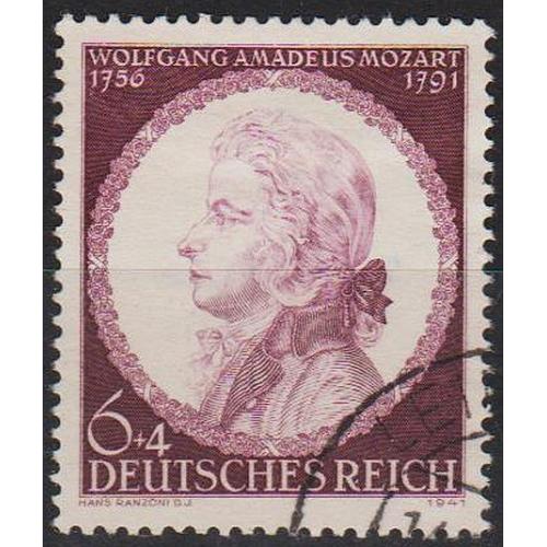 1941 - Рейх - 150 років смерті Моцарта Mi.810 _гаш
