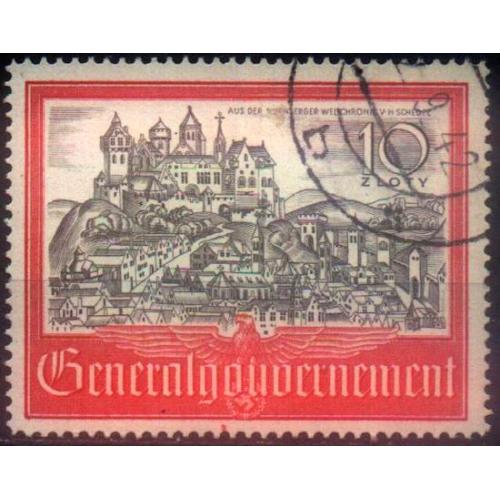 1941 - Рейх - GG - Архітектура 10 Mi.65 _3,0 €
