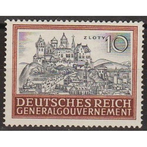 1941 - Рейх - GG - Архітектура - Краків 10 Mi. 65 (*)