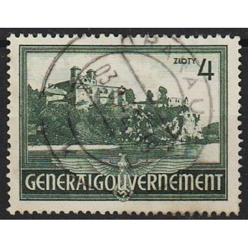 1941 - Рейх - GG - Архітектура - Замок 4 Mi.64 _2,0 €