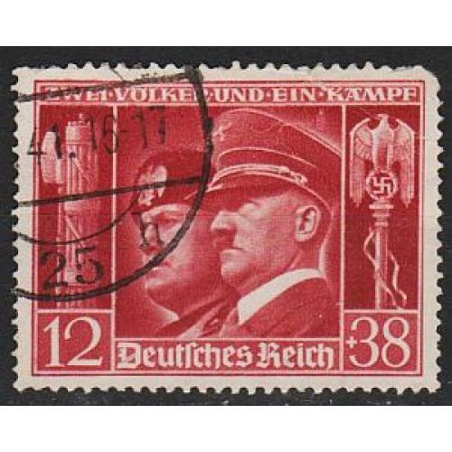 1941 - Рейх - Гітлер-Муссоліні Mi.763 _5,50 €