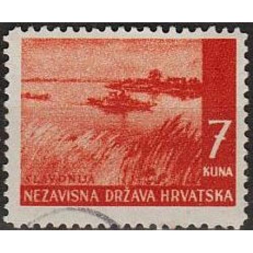 1941 - Рейх - Хорватія - Пейзажі Mi.58 гаш