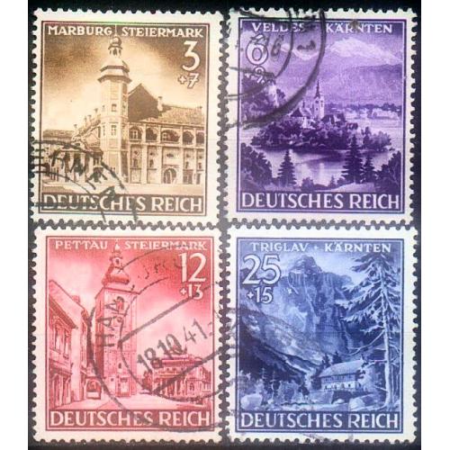1941 - Рейх - Інтеграція регіонів Mi.806-809 _13,0 €
