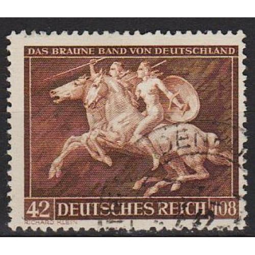1941 - Рейх - Перегони в Мюнхені Mi.780 _6,50 EUR _гаш