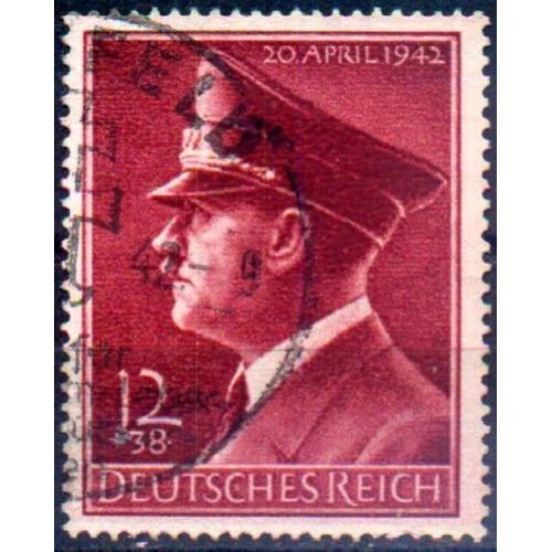 1942 - Рейх - 53 роки Гітлеру Mi.813 _8,0 €