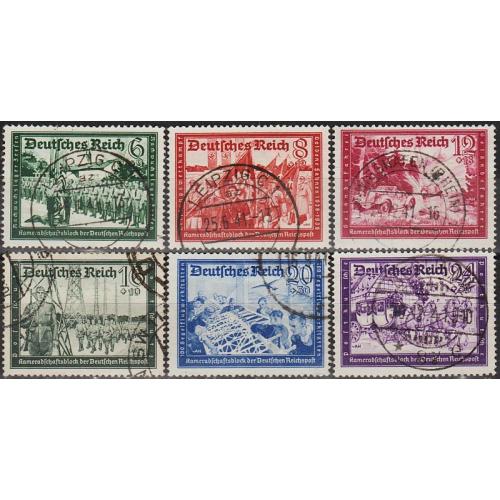 1941 - Рейх - Пошта Німеччини Mi.773-78 _32,0 €