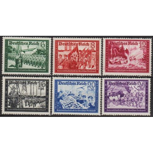 1941 - Рейх - Пошта Німеччини Mi.773-78 _60,0 € **