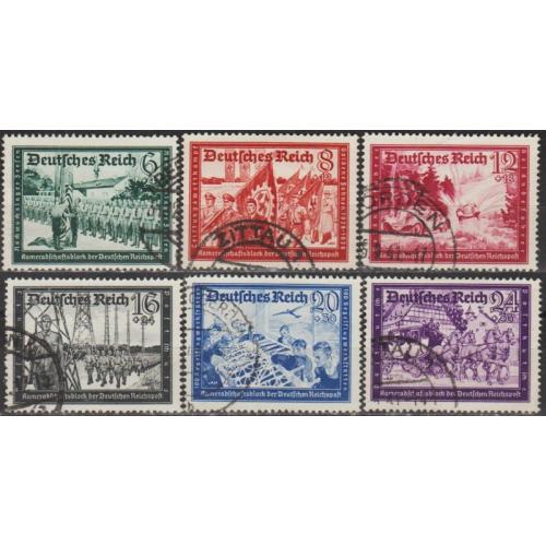 1941 - Рейх - Пошта Німеччини Mi.773-78 _гаш _32,0 €