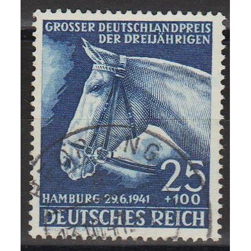 1941 - Рейх - Скачки в Гамбурзі Mi.779 __гаш _10,0 €