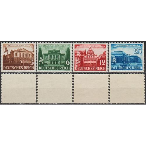 1941 - Рейх - Ярмарок в Лейпцигу Mi.764-67 _13,0 € **
