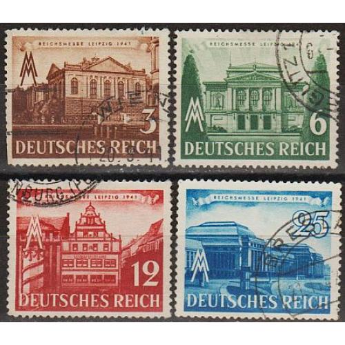1941 - Рейх - Ярмарок в Лейпцигу Mi.764-67 _6,0 €