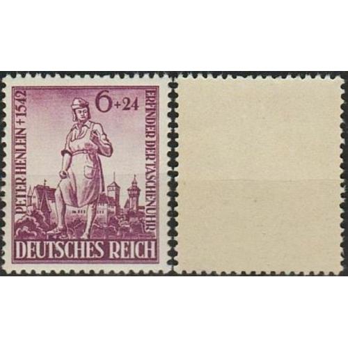 1942 - Рейх - 400 лет смерти П.Хенлейна Mi.819 _2,20 EU **