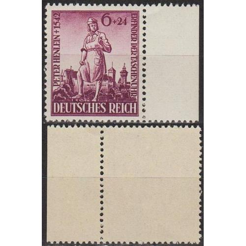 1942 - Рейх - 400 лет смерти П.Хенлейна Mi.819 _2,20 € **