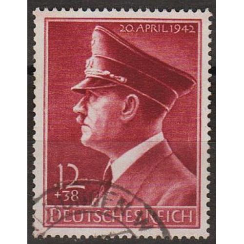 1942 - Рейх - 53 роки Гітлера Mi.813 _8.0 € _гаш