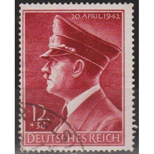 1942 - Рейх - 53 роки Гітлеру Mi.813 _8,0 €